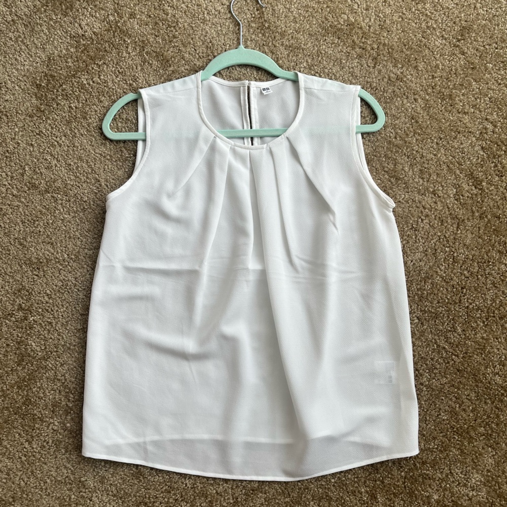 Uniqlo White Blouse